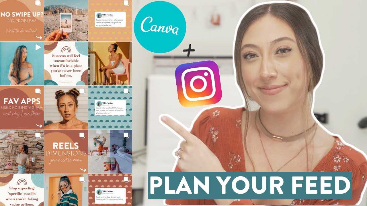 HOW TO PLAN YOUR INSTAGRAM FEED USING CANVA
