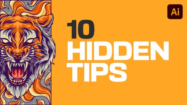 10 HIDDEN Adobe Illustrator Tips You Must Know! (Easily Master Adobe)